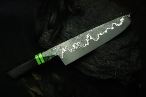 Dark Green Gastronome Chef knife